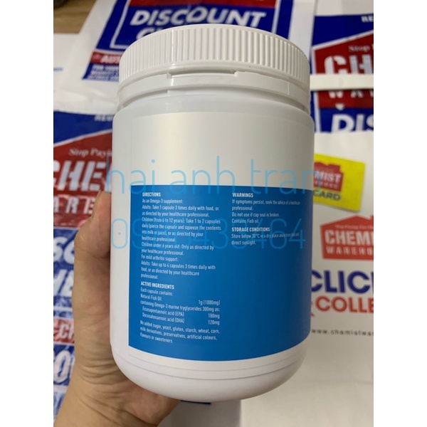 Viên uống Dầu cá Omega3 Healthy Care