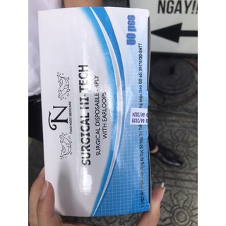 Khẩu trang y tế 4lớp surgicalHiTech