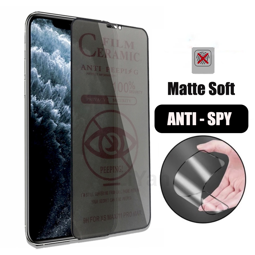 Kính cường lực chống nhìn trộm chống bám vân tay dẻo Cho Samsung Galaxy A32 A42 A52 A72 A02S A20S A20 A30 A30S A50 A50S A10 A10S A70 A01 A11 A31 A22 A51 A21S A71 S20 FE A03 A13 A23 A33 A53 A73 5G