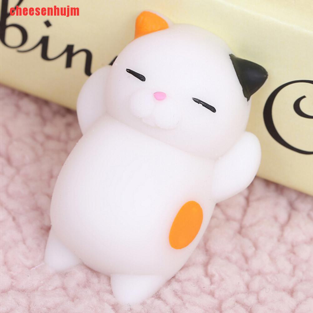 Đồ Chơi Nắn Bóp Đàn Hồi Giảm Stress Hình Chú Mèo