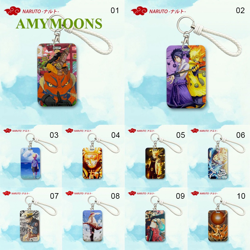 1 Set Dây Đeo Thẻ Nhân Vật Anime Naruto