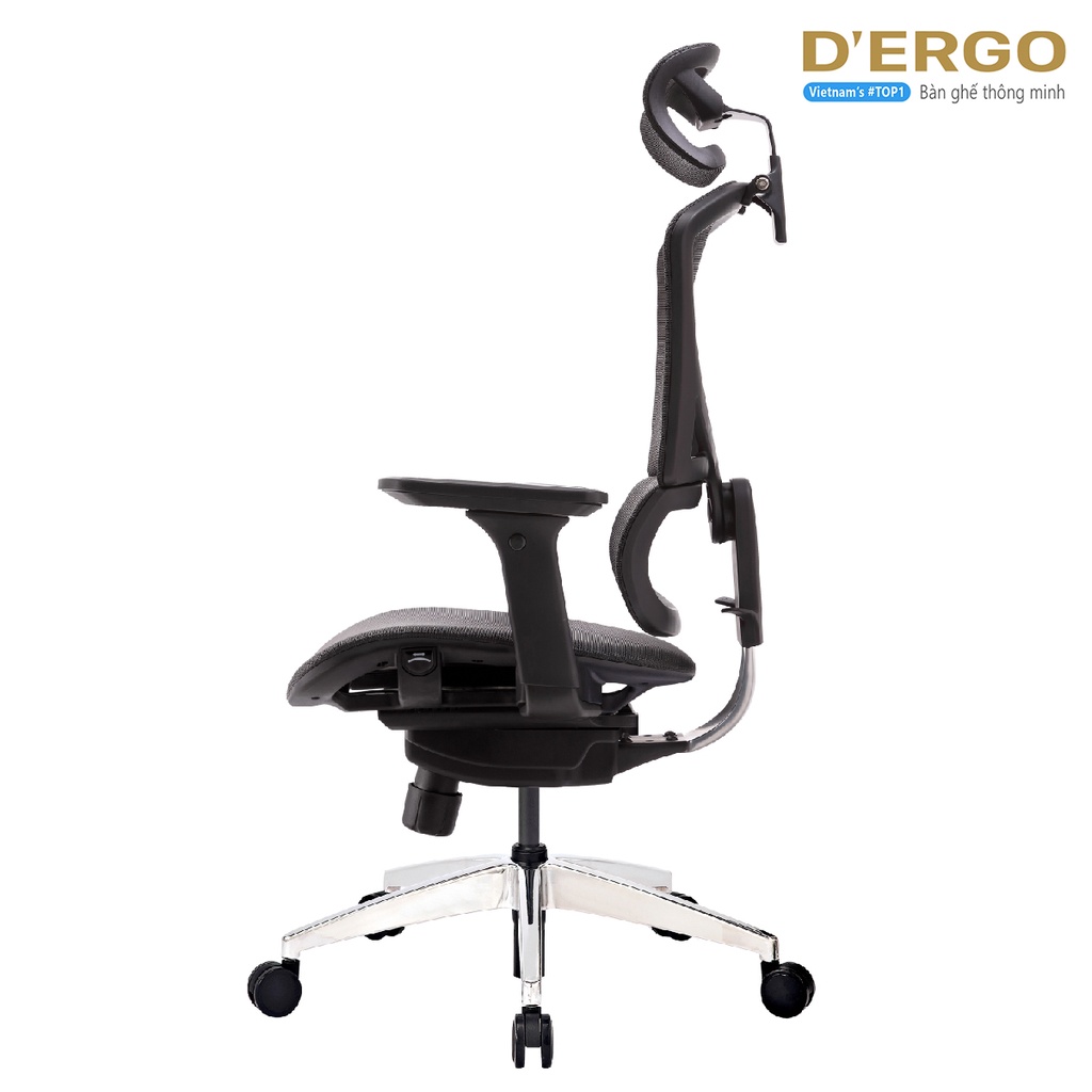 Ghế Công thái học Ergonomic GTChair I-see M (Medium - Black)