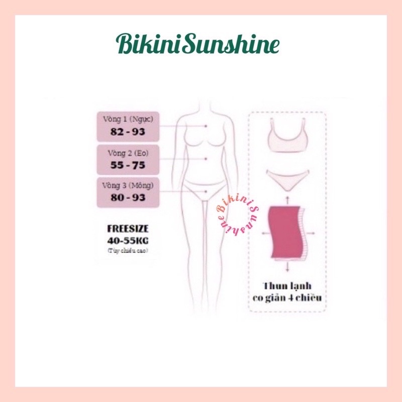 Bikini đồ bơi nữ đi biển 1 mảnh dây kéo phối thân trắng form short có size BIKINI SUNSHINE MS-27
