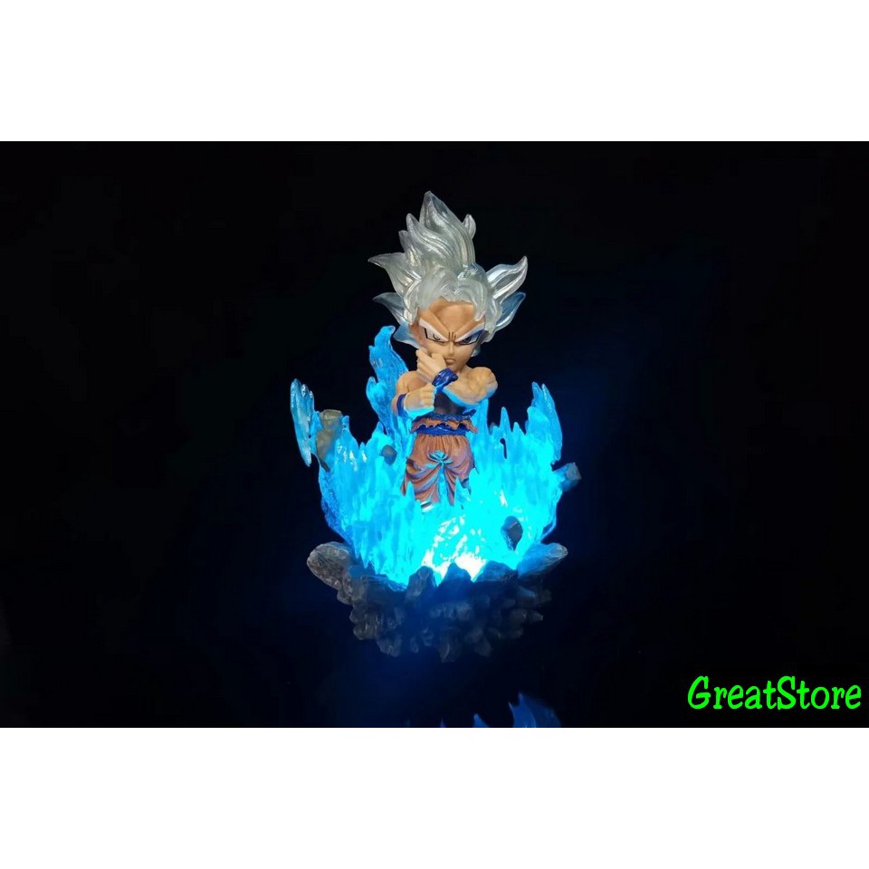 ( CÓ SẴN ) Mô Hình Dragon Ball Super Saiya SonGoKu, Vegeta, Broly Q size có đèn chiếu sáng