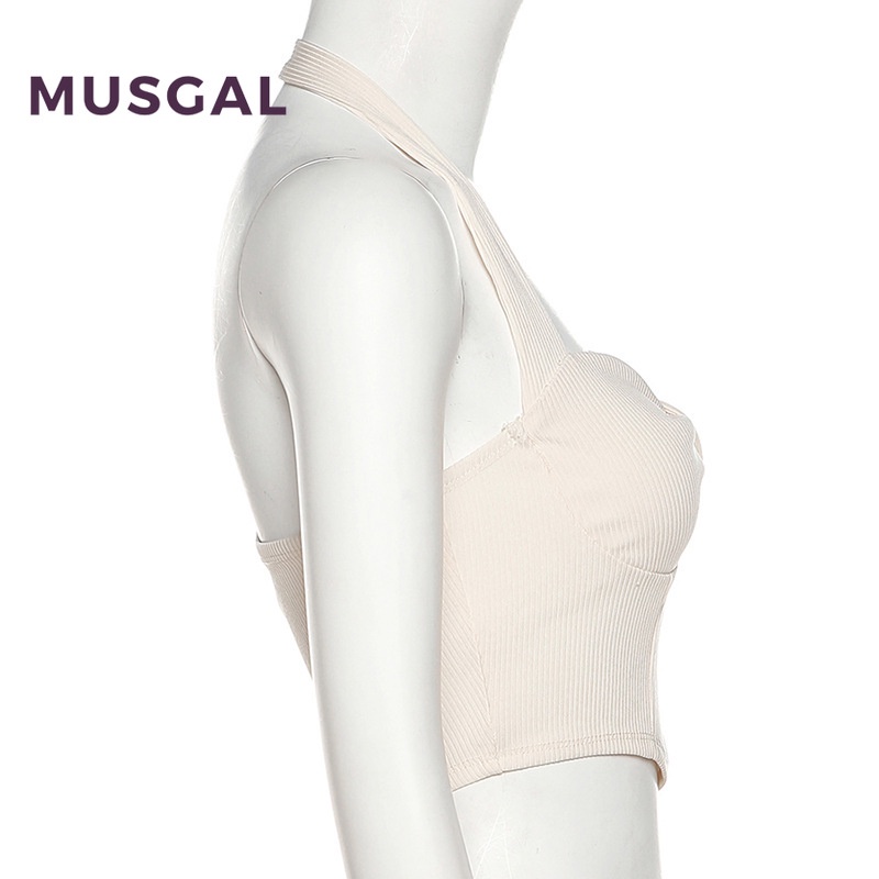 Áo Croptop Sát Nách Thiết Kế Ôm Sát Tôn Dáng