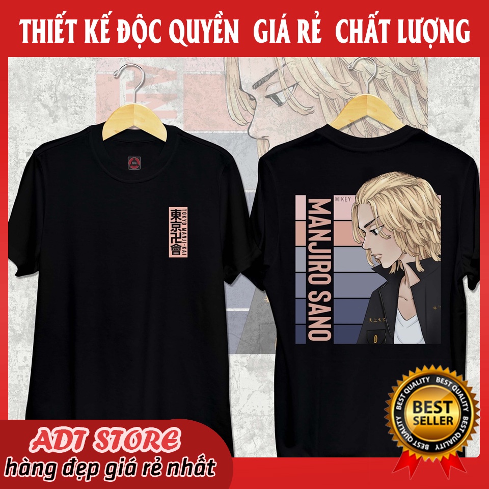 🔥SALE SỐC🔥Áo Phông Áo Thun Tokyo Revengers - Mikey Anime Đẹp Giá Rẻ