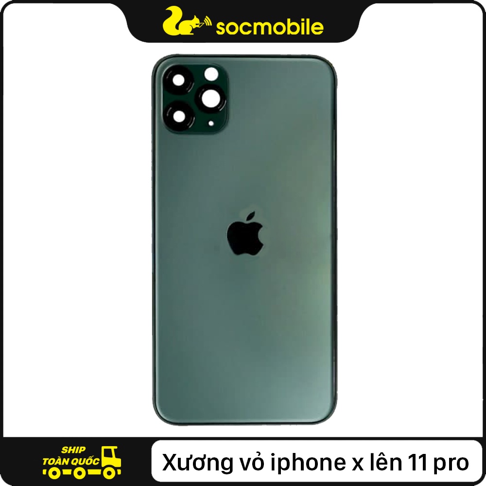 Xương vỏ độ iPhone X lên 11Pro  (Đã kèm Cáp flash độ)