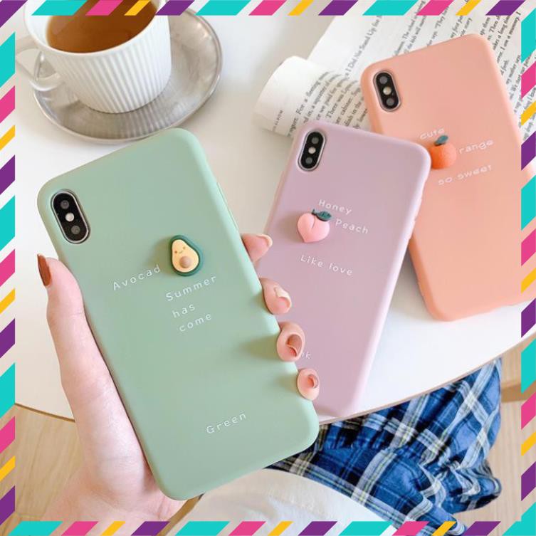Ốp lưng iphone Trái Cây Tí Hon 3D Dẻo 5/5s/6/6plus/6s/6s plus/6/7/7plus/8/8plus/x/xs/xs max/11/11 pro/11 promax - Shin