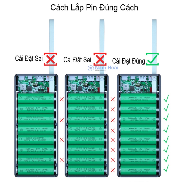 Box sạc dự phòng 16 cell sạc nhanh và không dây 15W C16-PD-Qi Mẫu Mới 2022