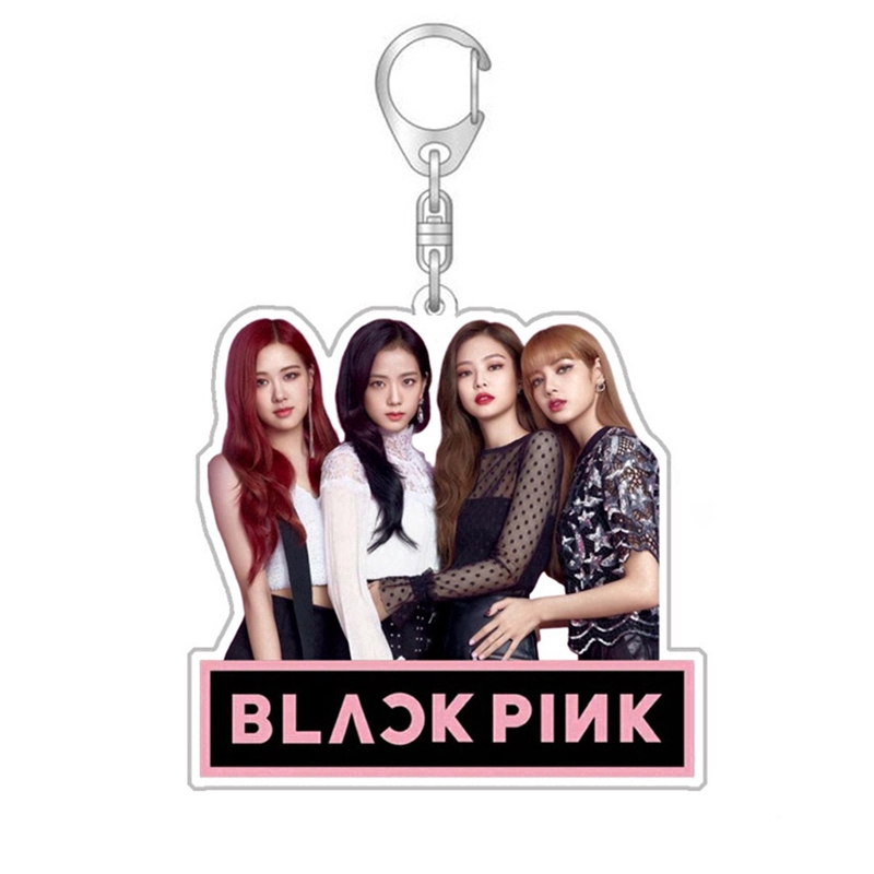 Móc khóa bằng acrylic hình thành viên nhóm nhạc Blackpink