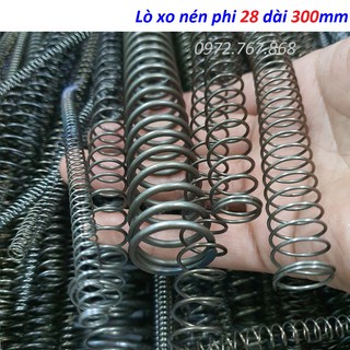 Lò xo nén phi 28mm dài 300mm