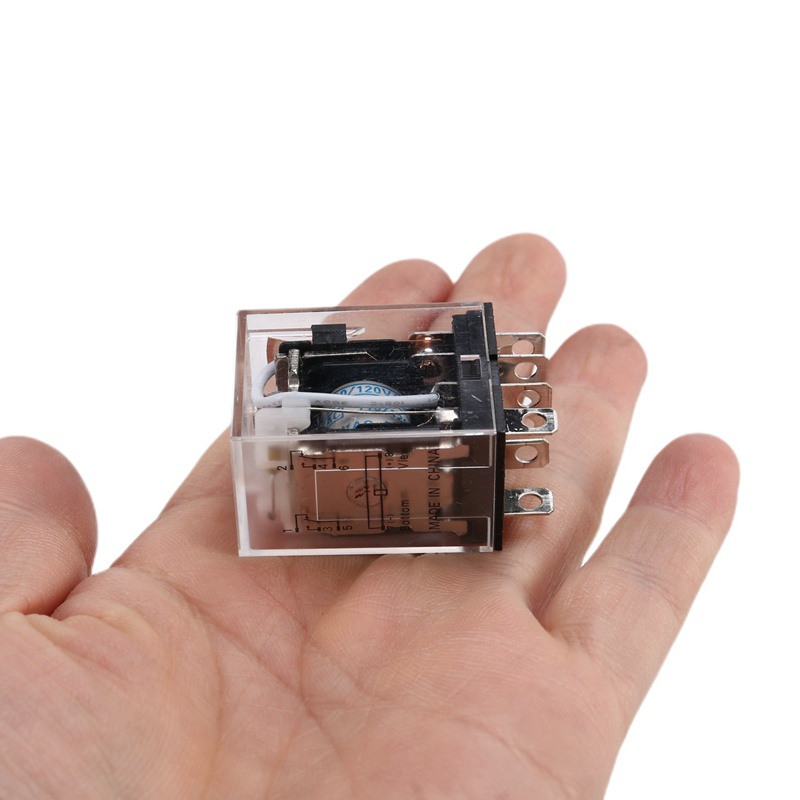 Set 2 Rơ Le Điện Từ JQX-13FL AC 110V DPDT 8-Pin 8P Chuyên Dụng