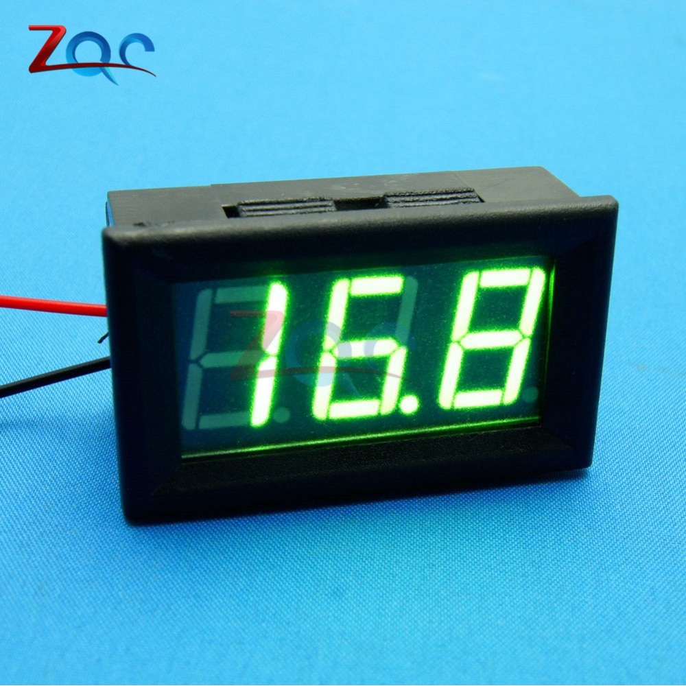 Dc Vôn Kế Kỹ Thuật Số 2 Dây 5v-120v 0.56 ''