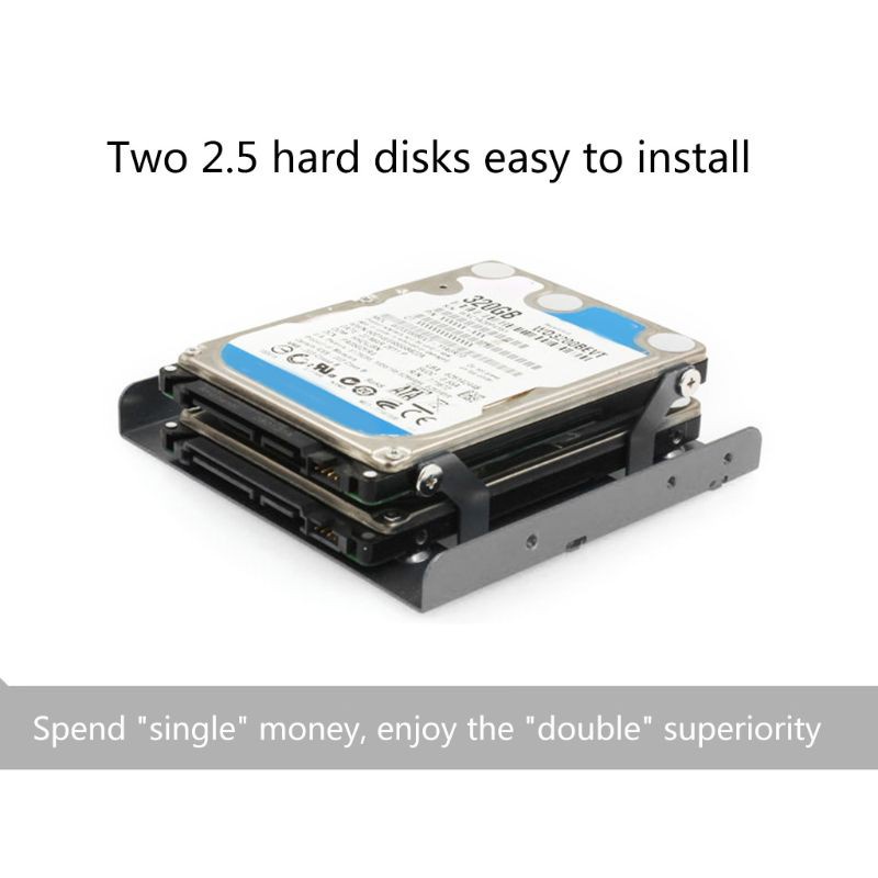 Khung Kim Loại Hai Lớp Ssd 2.5 Inch Đến 3.5 Inch | BigBuy360 - bigbuy360.vn