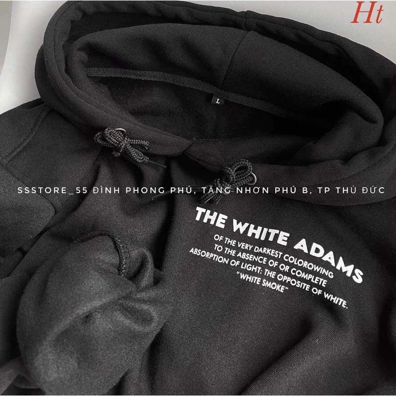 Áo hoodie white xương HT12