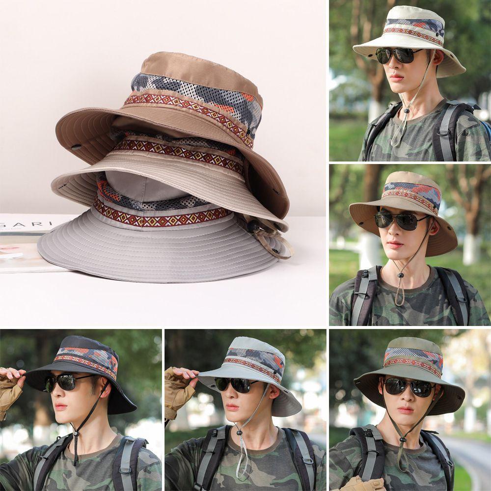 Mũ Chống Nắng Họa Tiết Rằn Ri Dùng Đi Câu Cá / Leo Núi Cho Nam