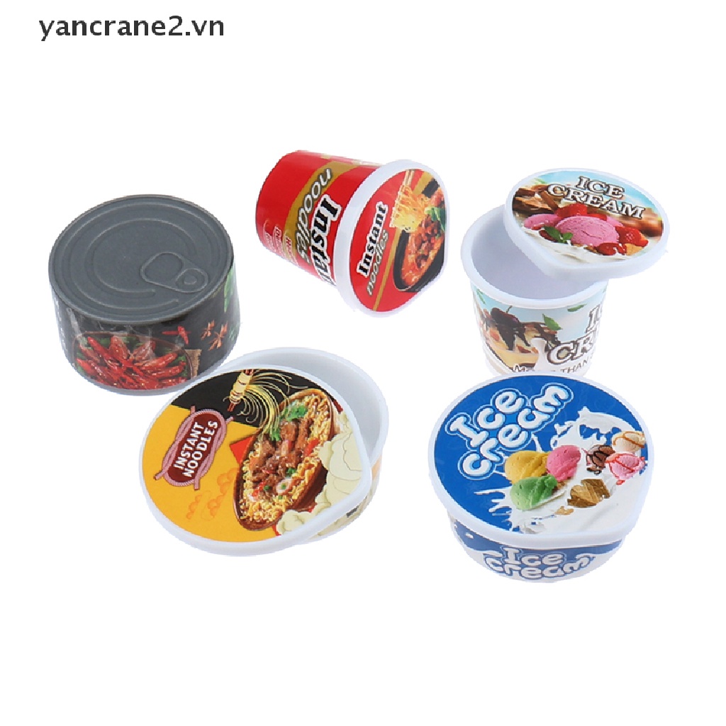 Mô hình kem ốc quế mini tỉ lệ 1: 6 xinh xắn dùng trang trí nhà búp bê