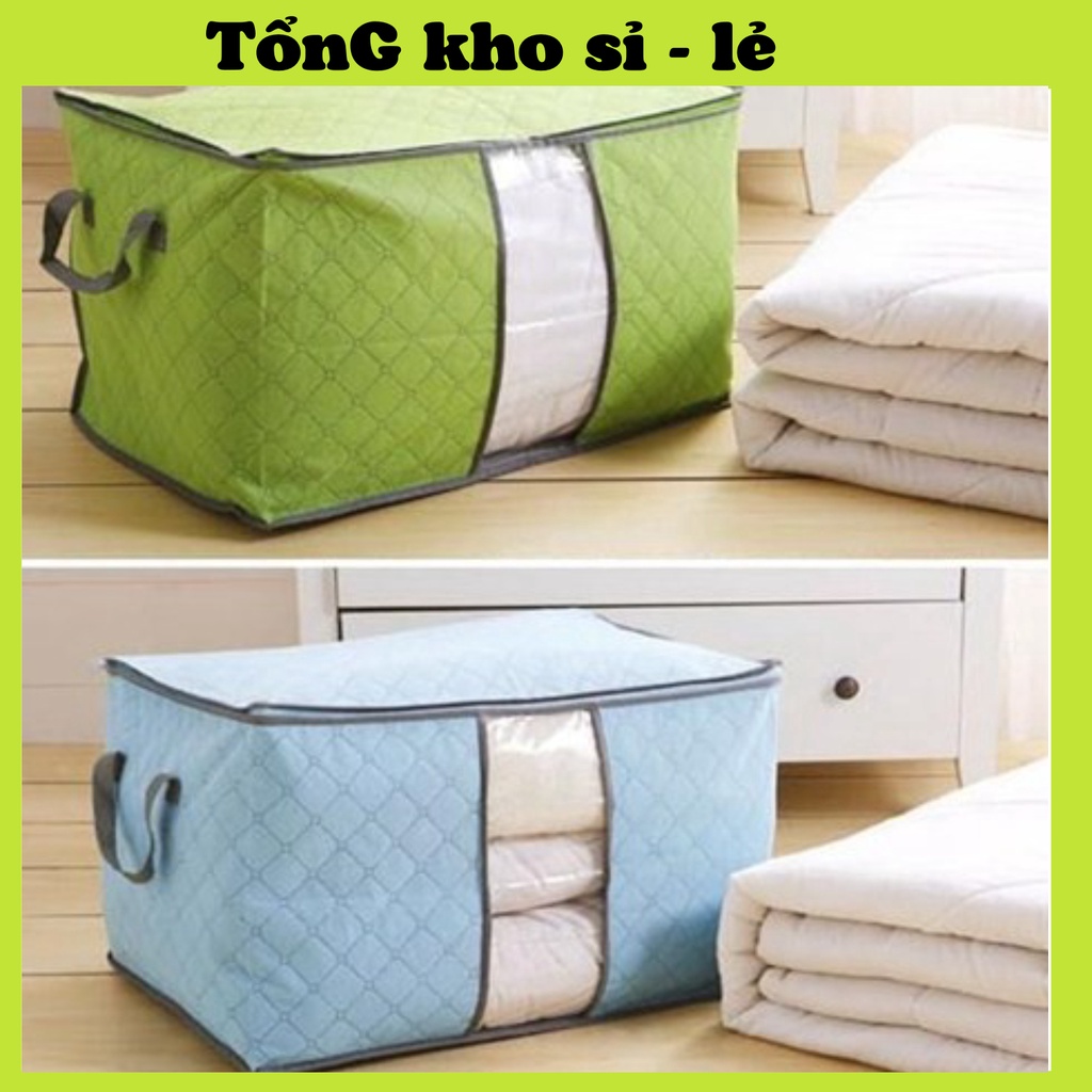 Túi Để Đồ Cỡ Lớn Bằng Vải Không Dệt Đựng Quần Áo Chăn Màn Cỡ Lớn Dáng Ngang Tiện Dụng Độ Bền Tốt 008958 TỔNG KHO SỈ 88