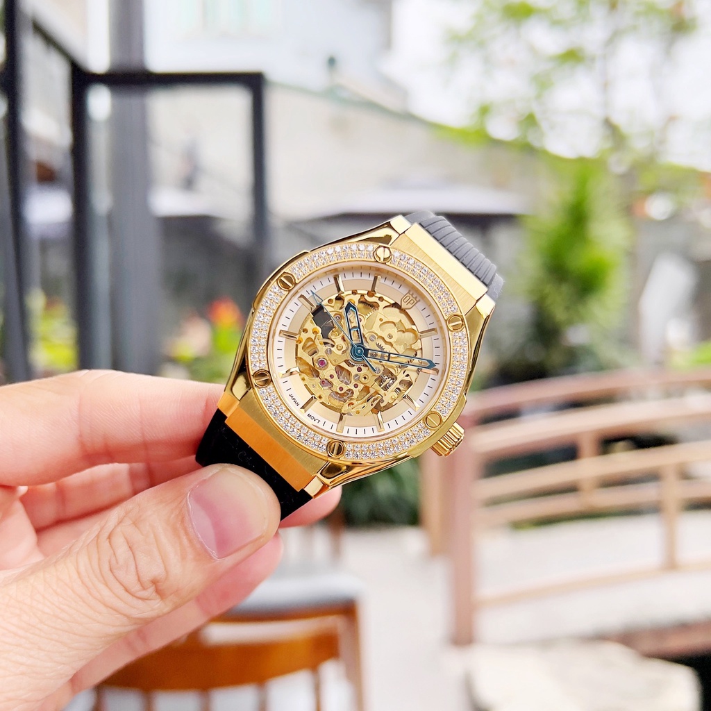 Đồng hồ nam chính hãng Olym Pianus OP990-45 OP990-45.24 OP990-45.24ADGK-GL trắng