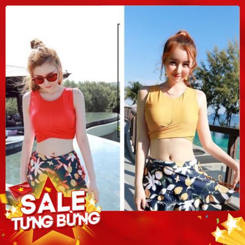 BÁN SỈ BỘ BƠI 3 MẢNH MÀU VÀNG CHO NỮ - Hàng nhập khẩu