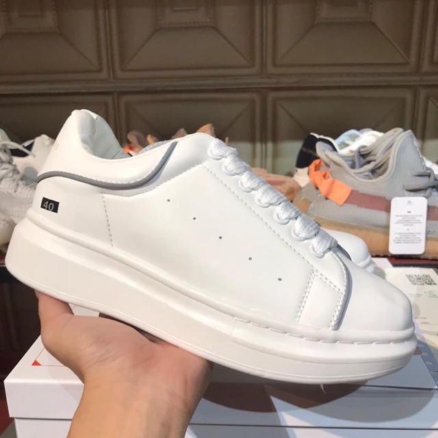 (Bản chuẩn 11❤️tặng bok❤phụ kiện+tất❤quà)Giày thể thao nam nữ MC cao cấp  tăng chiều cao sẵn gót đen+phản quang T181 | BigBuy360 - bigbuy360.vn