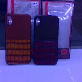 Ốp giả da iphone X cao cấp