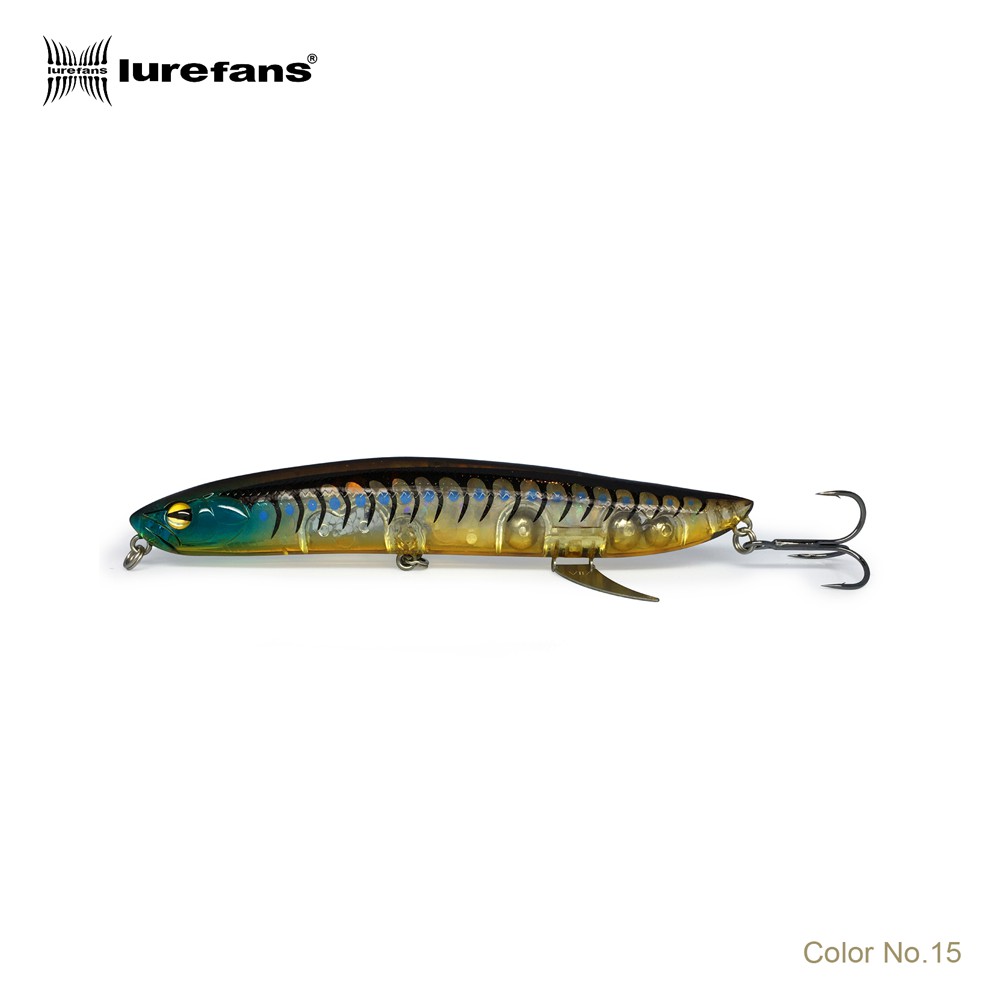 Mồi câu cá chuyên câu cá chẽm lurefans V117 hitalure