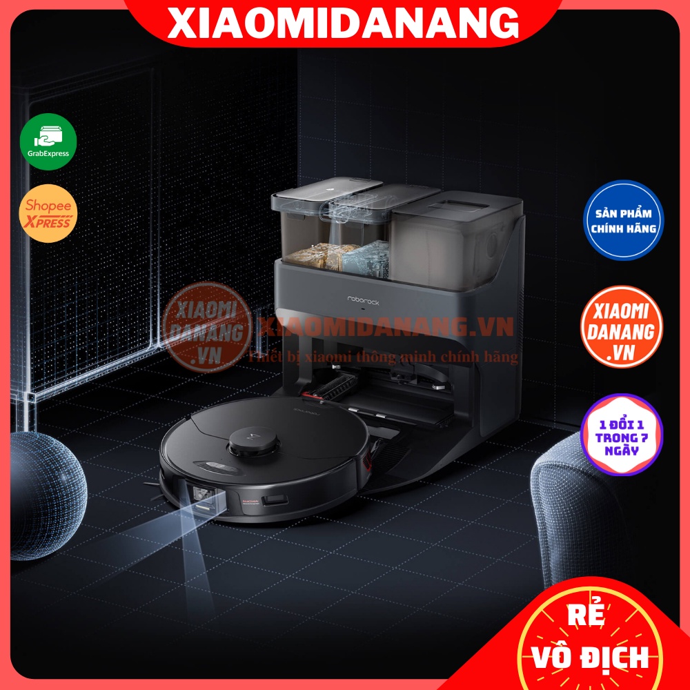 Robot hút bụi tự động giặt giẻ lau Roborock S7 MaxV Ultra