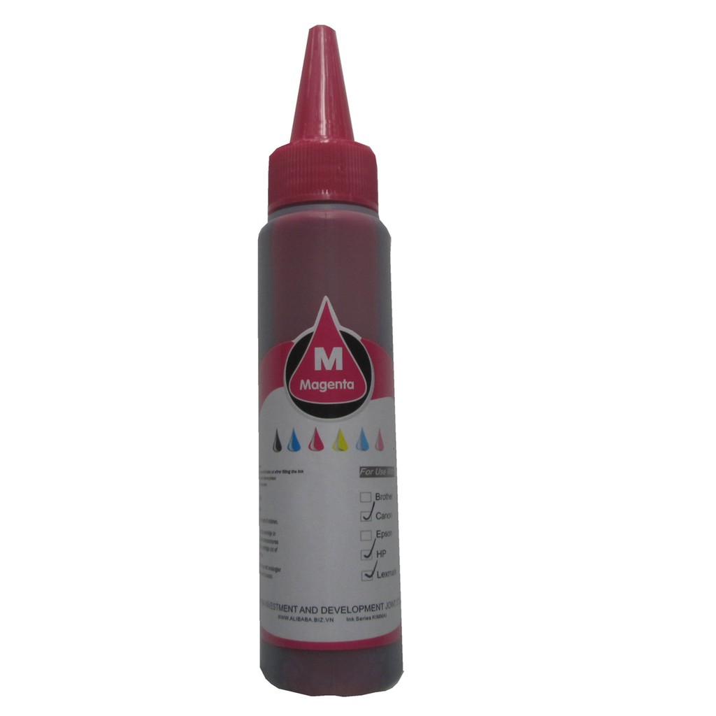 Mực in màu đỏ Kim Mai (M Magenta - Ink) cho máy HP Deskjet GT 5810, 5820 All in One