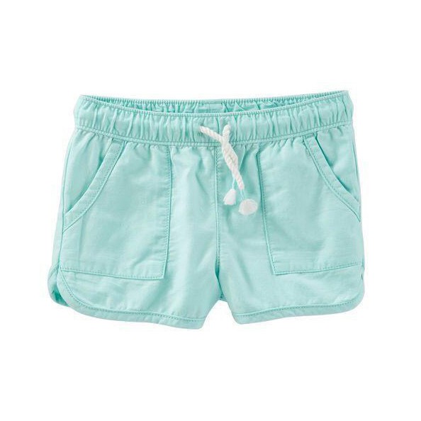 Quần short vải Oshkosh cho bé gái 1-8T Q468