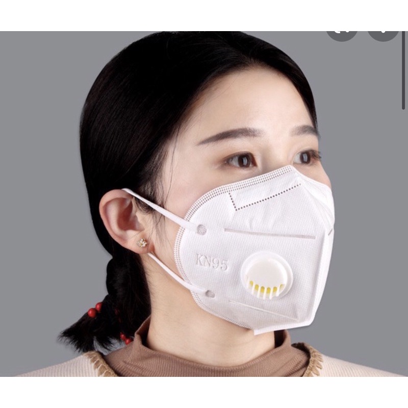 Hộp khẩu trang (5c) kháng khuẩn 5 lớp - Có van - N95 FaceMask