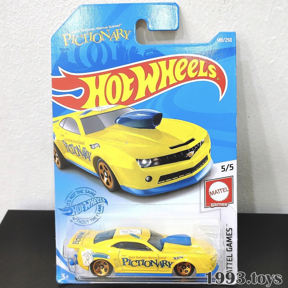 Xe mô hình 1:64 Hot Wheels Basic Mattel Games 2021 - 10 Pro Stock Camaro GRY72