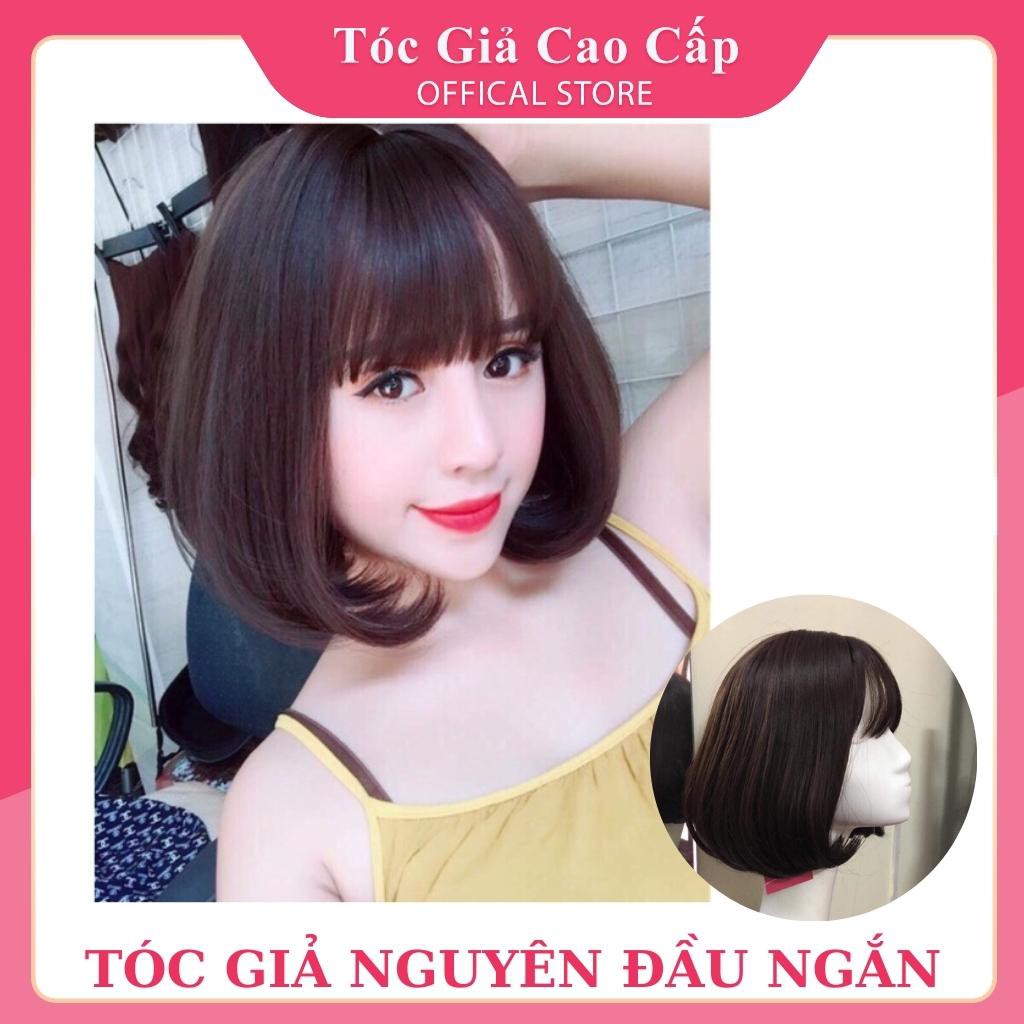 Tóc giả nữ ❤️FREESHIP❤️ Tóc nguyên đầu cúp ngang vai - mã 30303