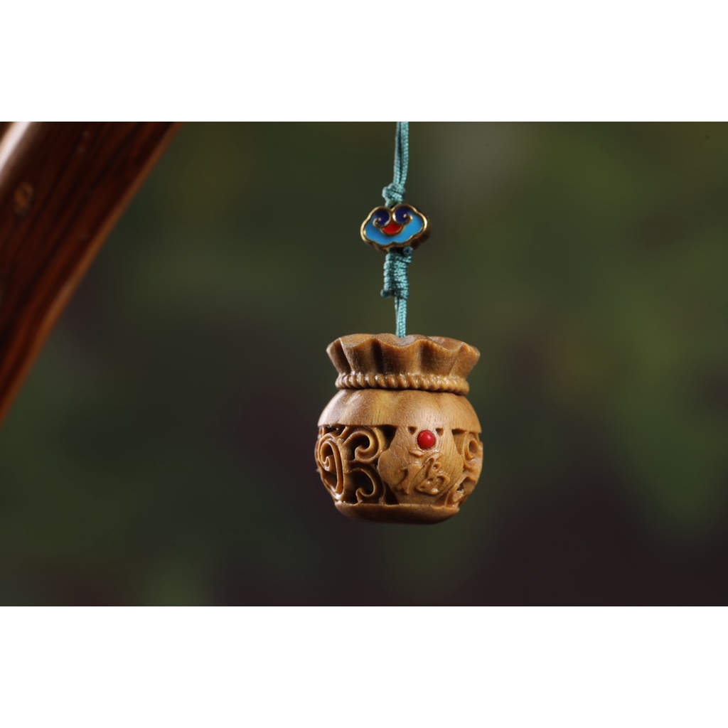 Mua 1 Tặng 6 Túi Thơm Treo Điện Thoại Di Động Bằng Gỗ Đàn Hương Xanh Bí Mật Thay Thế Hệ Tài Lộc Có Hương Thơm