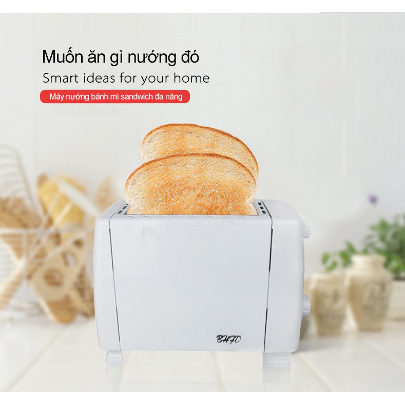 Nướng bánh mì thế này mới giàu dinh dưỡng nhất! 2 SLICE TOASTER