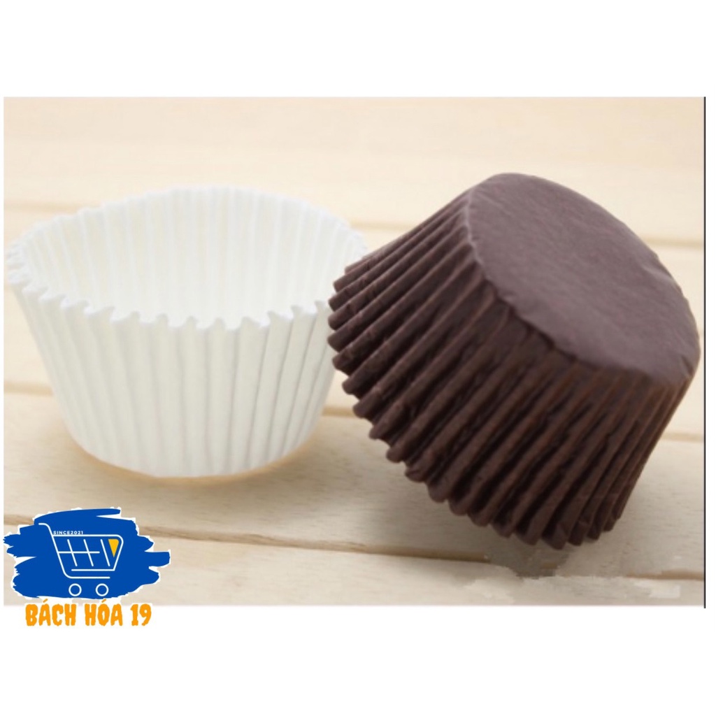 Cup giấy mềm nâu 6cm (khoảng 50 chiếc)
