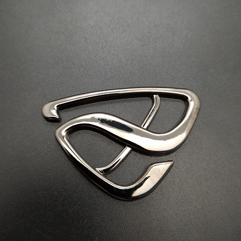 1 Chiếc Động Cơ Xoay Biểu Tượng Tiêu Chuẩn Xe Ô Tô ✷ ❈ Biểu Tượng Kim Loại Chrome Axela Huy Hiệu Atenza Đen Miếng Dán Đuôi Boot Thân Cây Cho Xe Mazda