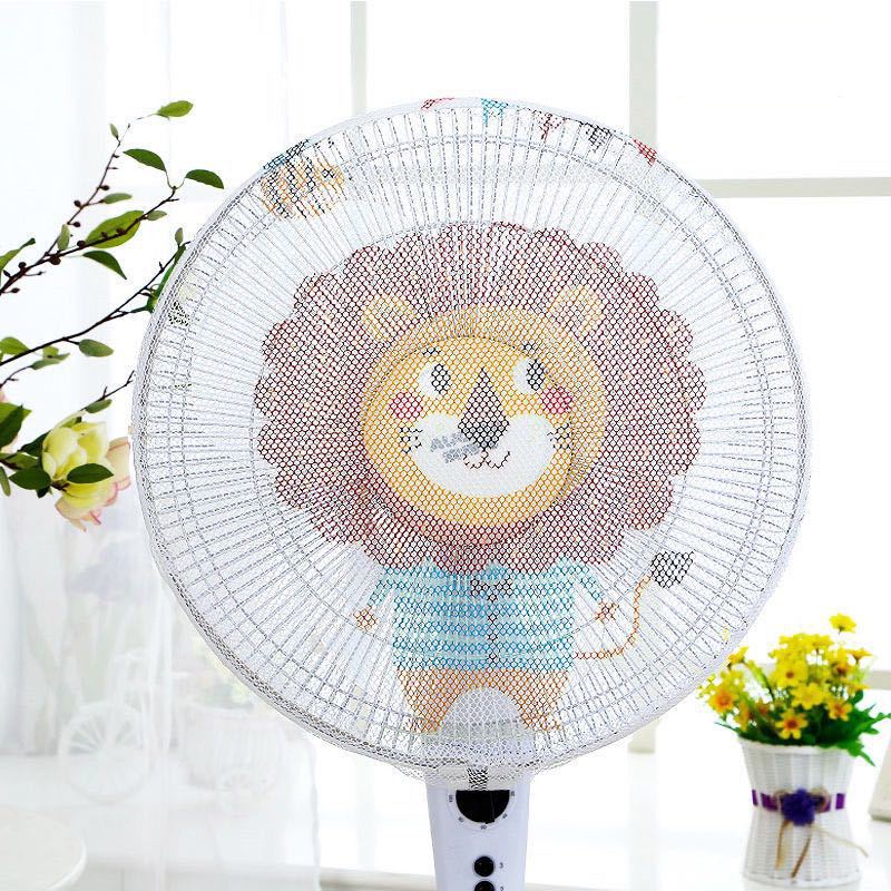 Lưới bọc quạt bảo vệ ngón tay bé - Bọc quạt chống bụi chất liệu vải lưới dễ vệ sinh
