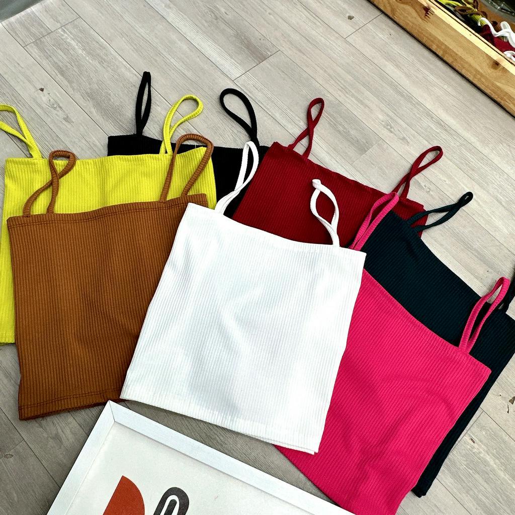 Áo dây gân co giản bigsize , áo thun gân ống có dây G118