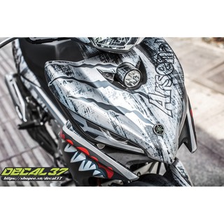 Tem Trùm Exciter 135 Cá mập xám đen