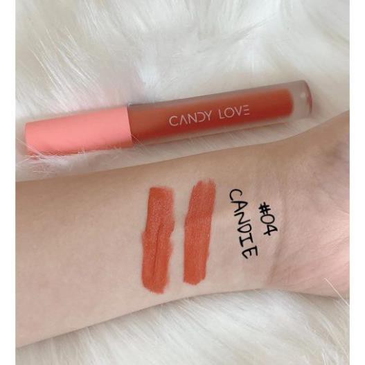 SON KEM NHUNG LÌ CANDY LOVE NGỌC TRINH - Chất lì, khó trôi, không chì giúp môi mềm mịn tự nhiên | BigBuy360 - bigbuy360.vn