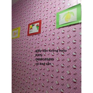 GIẤY DÁN TƯỜNG HELLO KITTY