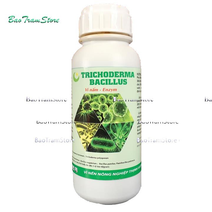 [SIEURE] Nấm đối kháng Trichoderma Bacillus (dạng nước) chai 500ml hàng đẹp, phân phối chuyên nghiệp.