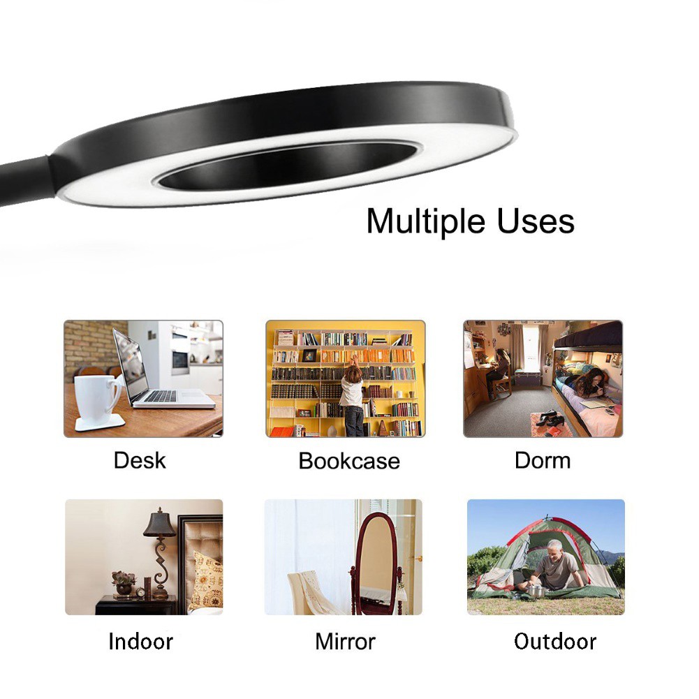 Đèn Led Tròn Hỗ Trợ Chụp Ảnh Cho Điện Thoại