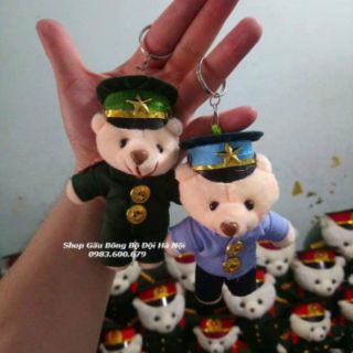 Móc Khóa Gấu Bông Bộ Đội Công An