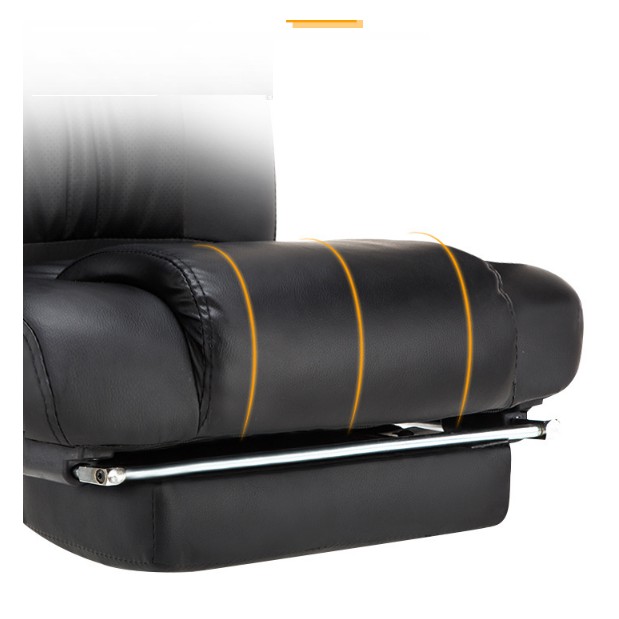 Ghế giám đốc có massage bằng da có ngả lưng và duỗi chân ngủ trưa RC-01