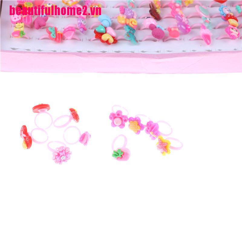 10 Nhẫn nhựa kiểu dáng hoạt hình xinh xắn đáng yêu cho bé