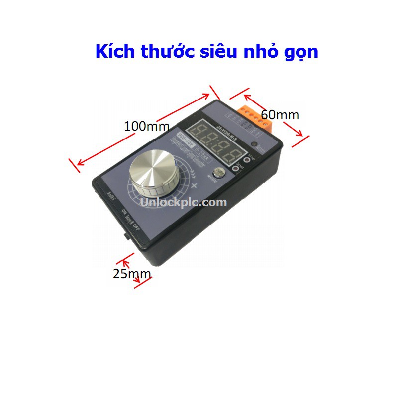 Bộ Phát Dòng 4-20mA, Phát Tín Hiệu ANALOG Phát Áp 0-10V, 0-20mA, kèm PIN SẠC - Kỹ Sư Điện Nên Có !