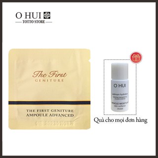 [30 gói] Tinh chất vàng Ohui - Ohui The First Geniture Ampoule Advanced-Sample tinh chất vàng 24k
