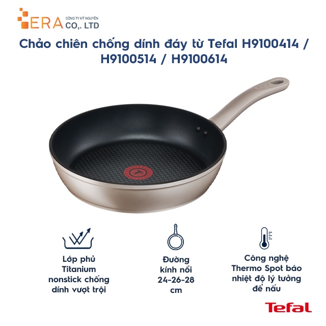 Chảo chiên Tefal Sensations H-9100414/H-9100514/H-9100614